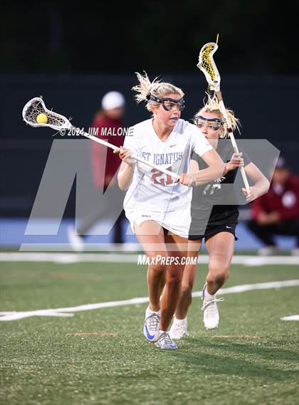 Thumbnail 2 in St. Ignatius College Preparatory vs. Sacred Heart Prep (CIFCCS D1 Championship) photogallery.