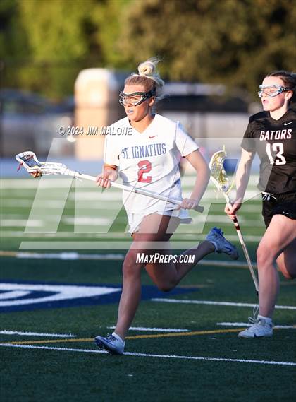 Thumbnail 3 in St. Ignatius College Preparatory vs. Sacred Heart Prep (CIFCCS D1 Championship) photogallery.