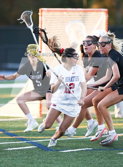 Thumbnail 3 in St. Ignatius College Preparatory vs. Sacred Heart Prep (CIFCCS D1 Championship) photogallery.