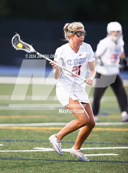 Thumbnail 2 in St. Ignatius College Preparatory vs. Sacred Heart Prep (CIFCCS D1 Championship) photogallery.