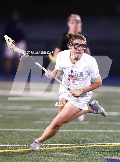 Thumbnail 2 in St. Ignatius College Preparatory vs. Sacred Heart Prep (CIFCCS D1 Championship) photogallery.