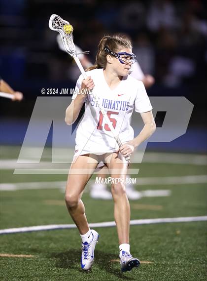 Thumbnail 3 in St. Ignatius College Preparatory vs. Sacred Heart Prep (CIFCCS D1 Championship) photogallery.