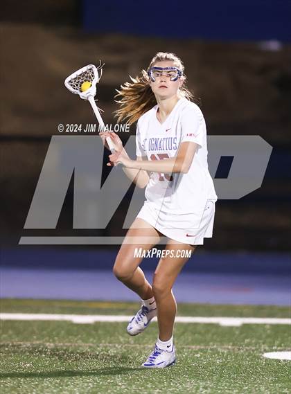 Thumbnail 1 in St. Ignatius College Preparatory vs. Sacred Heart Prep (CIFCCS D1 Championship) photogallery.