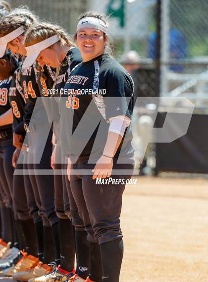 Thumbnail 2 in Hart County vs Cherokee (GHSA Slow Pitch Championship) photogallery.