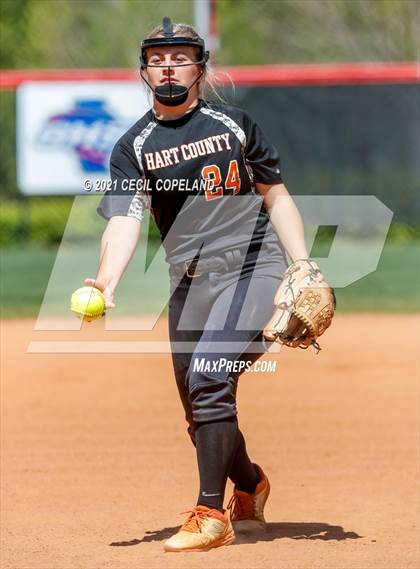 Thumbnail 2 in Hart County vs Cherokee (GHSA Slow Pitch Championship) photogallery.
