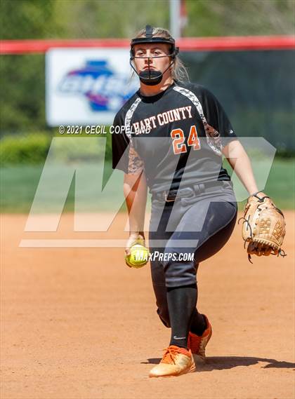 Thumbnail 2 in Hart County vs Cherokee (GHSA Slow Pitch Championship) photogallery.