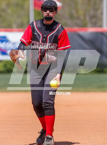 Thumbnail 2 in Hart County vs Cherokee (GHSA Slow Pitch Championship) photogallery.