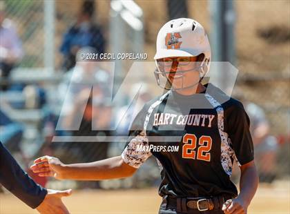 Thumbnail 1 in Hart County vs Cherokee (GHSA Slow Pitch Championship) photogallery.