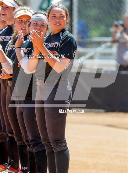 Thumbnail 3 in Hart County vs Cherokee (GHSA Slow Pitch Championship) photogallery.