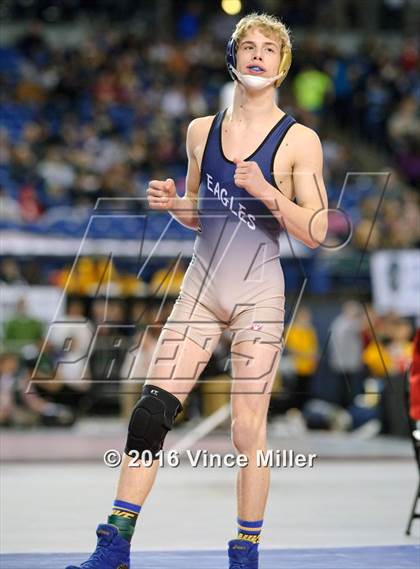Thumbnail 1 in WIAA 3A 132 LB Championship photogallery.