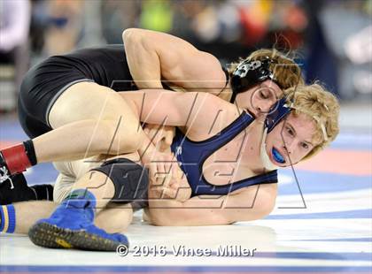 Thumbnail 3 in WIAA 3A 132 LB Championship photogallery.