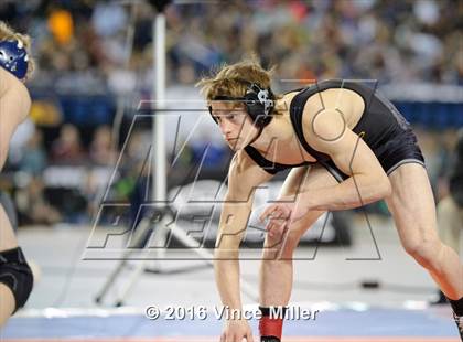 Thumbnail 3 in WIAA 3A 132 LB Championship photogallery.