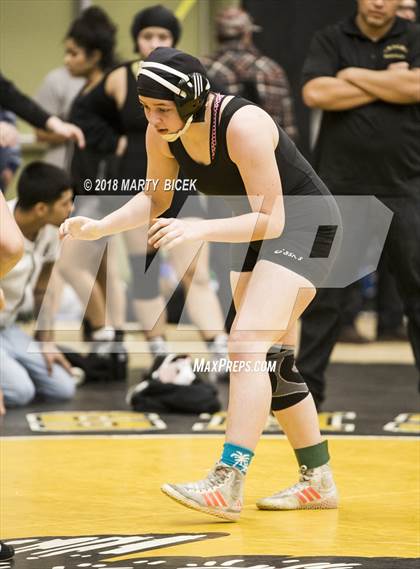 Thumbnail 3 in Enochs Girls Wrestling Tournament photogallery.
