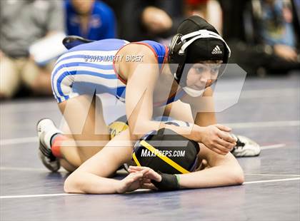 Thumbnail 3 in Enochs Girls Wrestling Tournament photogallery.