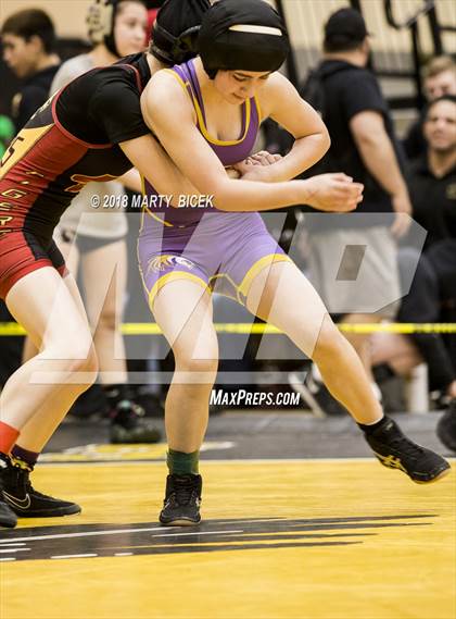 Thumbnail 3 in Enochs Girls Wrestling Tournament photogallery.