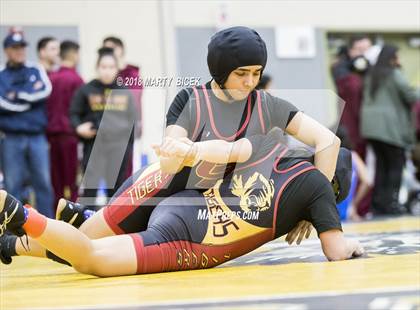 Thumbnail 3 in Enochs Girls Wrestling Tournament photogallery.