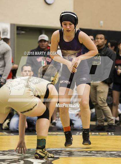 Thumbnail 3 in Enochs Girls Wrestling Tournament photogallery.