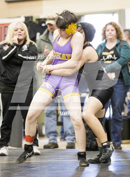 Thumbnail 2 in Enochs Girls Wrestling Tournament photogallery.