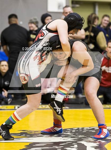 Thumbnail 3 in Enochs Girls Wrestling Tournament photogallery.