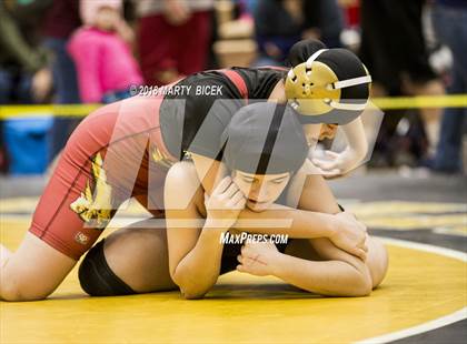 Thumbnail 3 in Enochs Girls Wrestling Tournament photogallery.