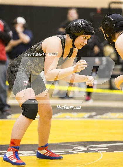 Thumbnail 3 in Enochs Girls Wrestling Tournament photogallery.