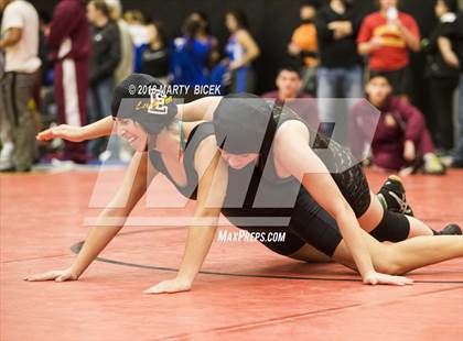 Thumbnail 3 in Enochs Girls Wrestling Tournament photogallery.