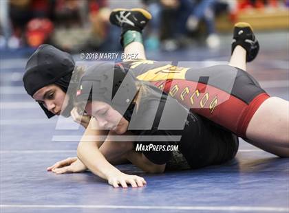 Thumbnail 3 in Enochs Girls Wrestling Tournament photogallery.