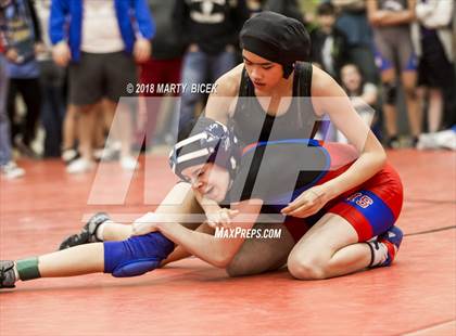Thumbnail 2 in Enochs Girls Wrestling Tournament photogallery.