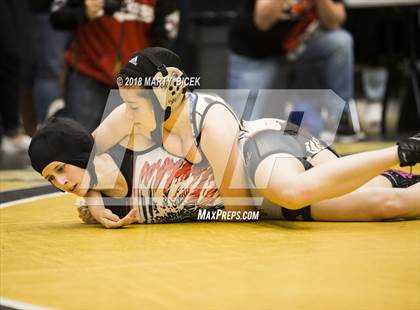 Thumbnail 3 in Enochs Girls Wrestling Tournament photogallery.