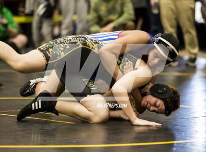 Thumbnail 3 in Enochs Girls Wrestling Tournament photogallery.