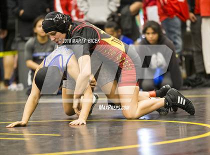 Thumbnail 3 in Enochs Girls Wrestling Tournament photogallery.