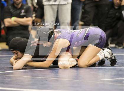 Thumbnail 3 in Enochs Girls Wrestling Tournament photogallery.
