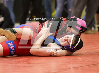 Thumbnail 3 in Enochs Girls Wrestling Tournament photogallery.