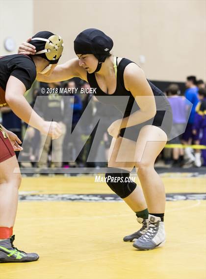 Thumbnail 2 in Enochs Girls Wrestling Tournament photogallery.