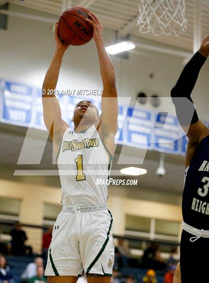 Thumbnail 3 in Holy Spirit Prep vs. Hamilton Heights Christian Academy photogallery.