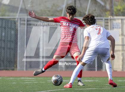 Thumbnail 3 in Redondo Union vs Palos Verdes (South High Holiday Tournament) photogallery.