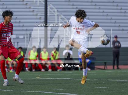Thumbnail 2 in Redondo Union vs Palos Verdes (South High Holiday Tournament) photogallery.