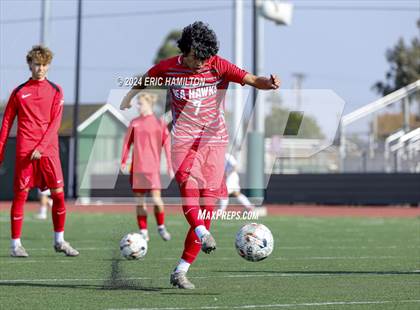Thumbnail 1 in Redondo Union vs Palos Verdes (South High Holiday Tournament) photogallery.