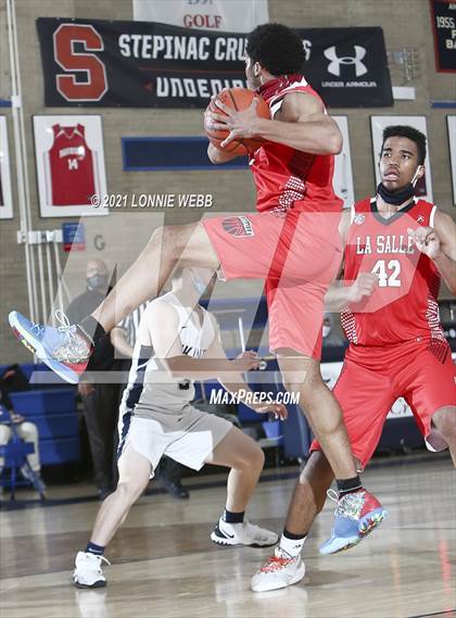 Thumbnail 2 in LaSalle Academy vs St. Joseph By-The-Sea (CHSAA Spring Tournament) photogallery.