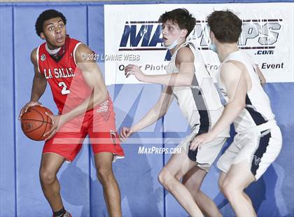Thumbnail 2 in LaSalle Academy vs St. Joseph By-The-Sea (CHSAA Spring Tournament) photogallery.