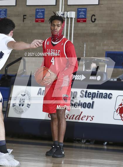 Thumbnail 3 in LaSalle Academy vs St. Joseph By-The-Sea (CHSAA Spring Tournament) photogallery.