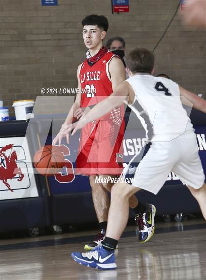 Thumbnail 3 in LaSalle Academy vs St. Joseph By-The-Sea (CHSAA Spring Tournament) photogallery.