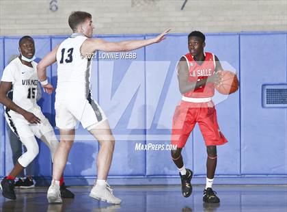 Thumbnail 2 in LaSalle Academy vs St. Joseph By-The-Sea (CHSAA Spring Tournament) photogallery.