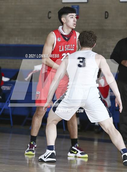 Thumbnail 1 in LaSalle Academy vs St. Joseph By-The-Sea (CHSAA Spring Tournament) photogallery.