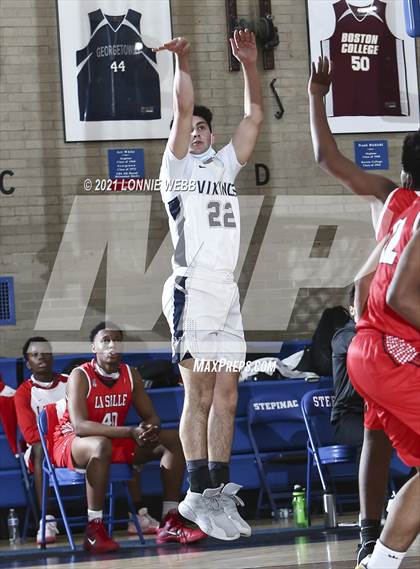 Thumbnail 1 in LaSalle Academy vs St. Joseph By-The-Sea (CHSAA Spring Tournament) photogallery.