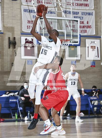 Thumbnail 1 in LaSalle Academy vs St. Joseph By-The-Sea (CHSAA Spring Tournament) photogallery.