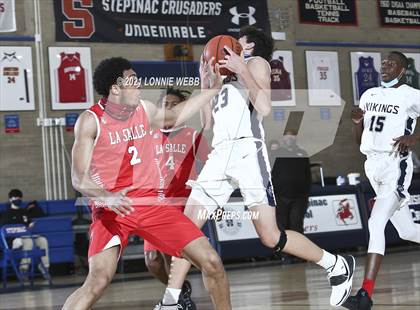 Thumbnail 1 in LaSalle Academy vs St. Joseph By-The-Sea (CHSAA Spring Tournament) photogallery.