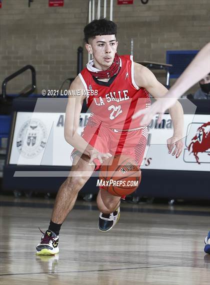 Thumbnail 2 in LaSalle Academy vs St. Joseph By-The-Sea (CHSAA Spring Tournament) photogallery.