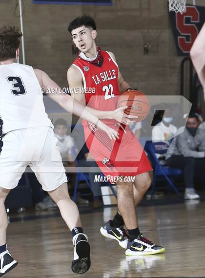 Thumbnail 3 in LaSalle Academy vs St. Joseph By-The-Sea (CHSAA Spring Tournament) photogallery.