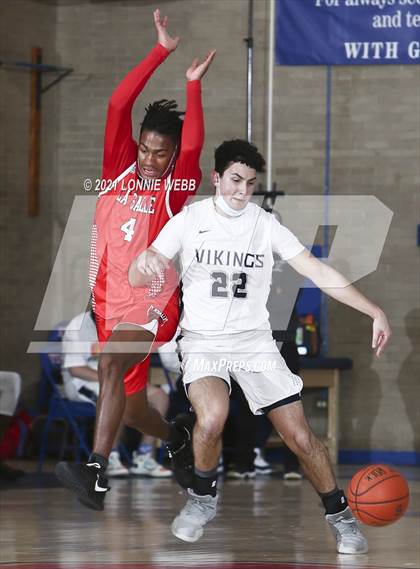 Thumbnail 3 in LaSalle Academy vs St. Joseph By-The-Sea (CHSAA Spring Tournament) photogallery.